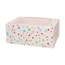 FUNCAKES BOÎTE POUR 6 CUPCAKES CONFETTI