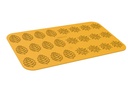 SILIKOMART MOULE SILICONE INVERNO N.12 POMME DE PIN 6,7X4,7CM FLOCON Ø6CM