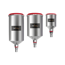 SGI GODETS REUTILISABLE EN ALUMINIUM AVEC VANNE QCC 0.75L