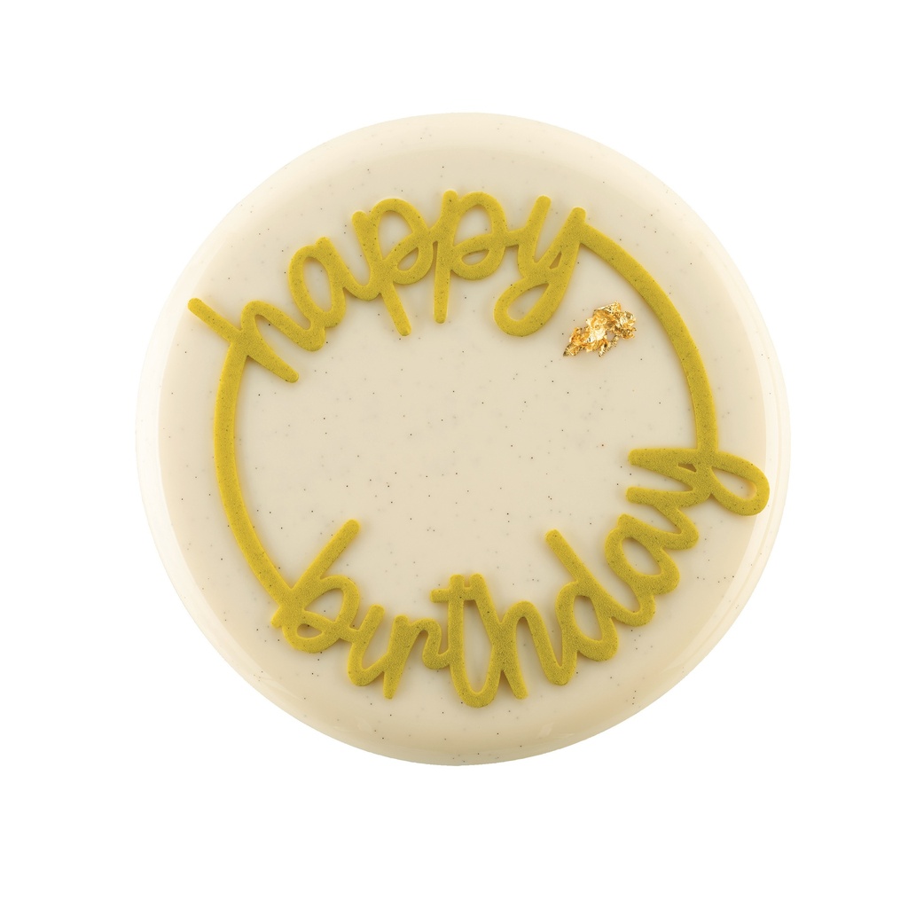 MOULE SILIKOMART BIRTHDAY DECOR MAT TD15 ø168 H 2 MM