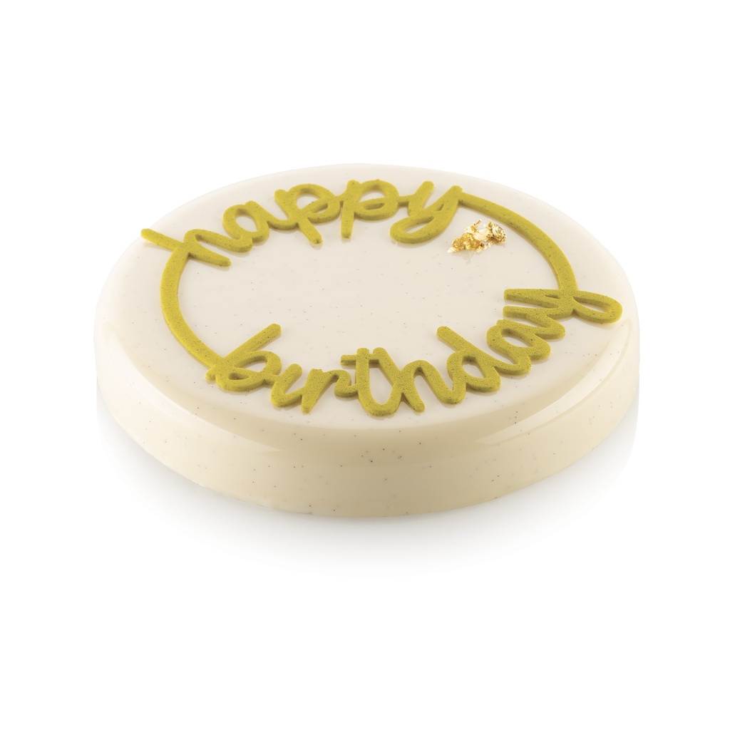 MOULE SILIKOMART BIRTHDAY DECOR MAT TD15 ø168 H 2 MM