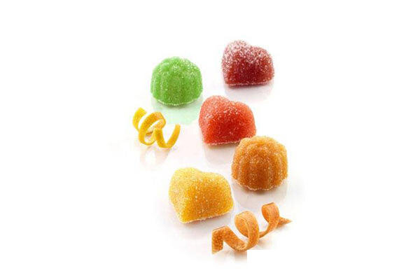 SILIKOMART MOULE EN SILICONE POUR PATE DE FRUIT MURE SG06 ø30 MM HT 24 MM
