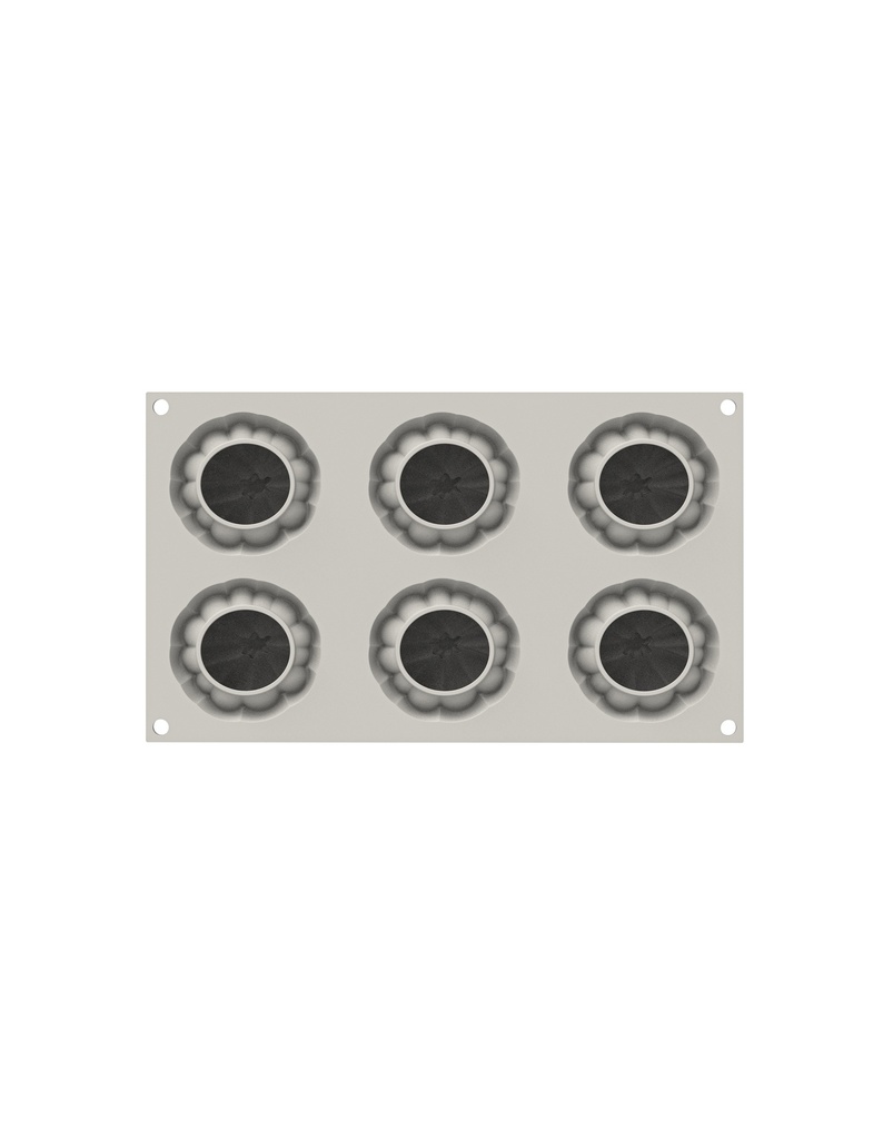 MOULE SILIKOMART DELICA N°6 ø67 MM HT 50 MM