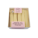 MALLOWS MARSHMALLOW STICK VANILLE CHOCOLAT BLANC 9 X 1,5CM 10 PCS - 130GR