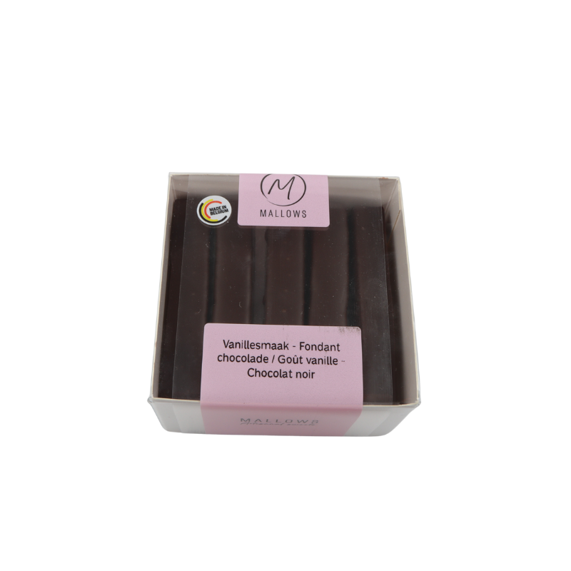 MALLOWS MARSHMALLOW STICK VANILLE CHOCOLAT NOIR 9 X 1,5CM 10 PCS - 130GR