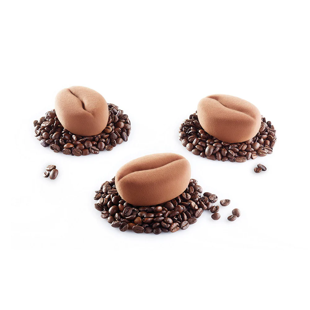 PAVOFLEX MOULE 3D GRAIN DE CAFE 40 x 30 CM 100ML