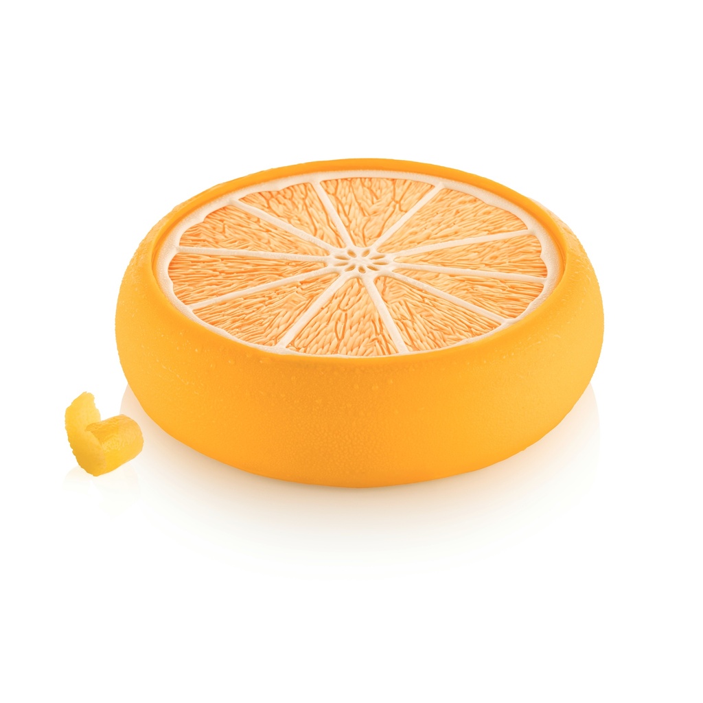 MOULE SILIKOMART THE SLICE OF CITRUS 940 Ø170 HT 45 MM + SILICONE MAT + PLASTIC