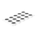 MOULE SILIKOMART OVAL 30 SILICONE MOULD N.15 52X36 HT 22 MM + CUTTER