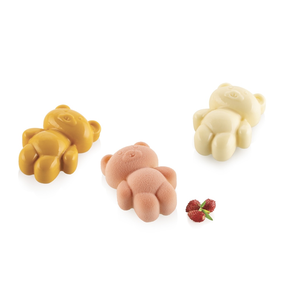 MOULE SILIKOMART TEDDY BEAR XS 20 - SILICONE MOULD N.18 50 x 36MM HT 21 MM