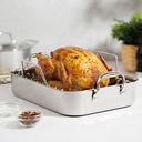 LACOR BAC A ROTIR INOX TRICHEF 35X26XH8.0CM TOUS FEUX 