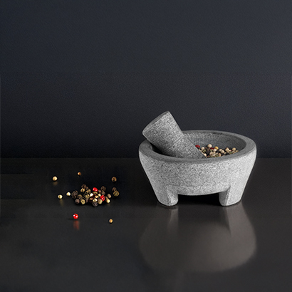 LACOR MORTIER XL GRANIT NOIR 20XH9CM A/PILON 850ML