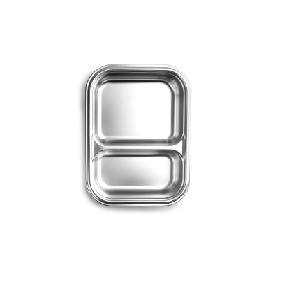 LACOR ECOINOX BOITE HERMETIQUE 2 COMPARTIMENTS1250ML RECT 20.5X15.5XH7.5CM COUVERCLE PP (copie)