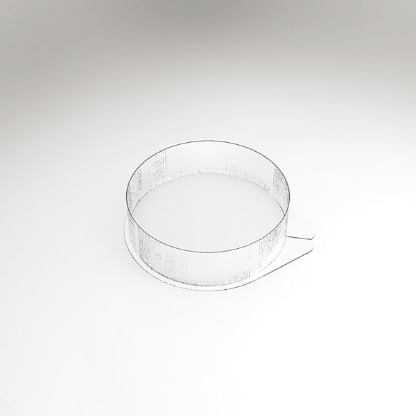 070557 PCB ROUND FLAT ENTREMET MOULDS FOR 100 PIECES Ø 16 CM D. 4.5 CM 100PCES ***S/CD***