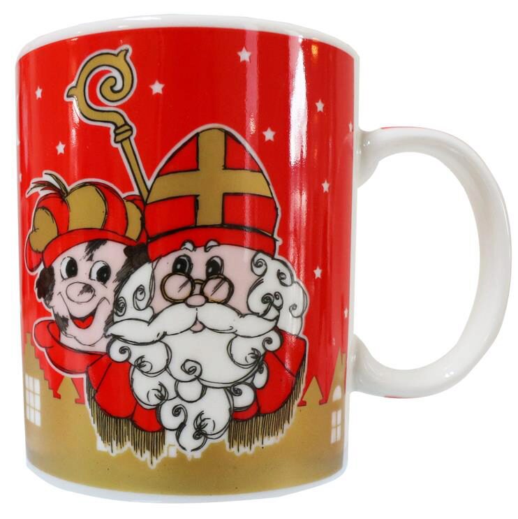 SAINT NICHOLAS AND FATHER SOOT MUG Ø80 X 95MM