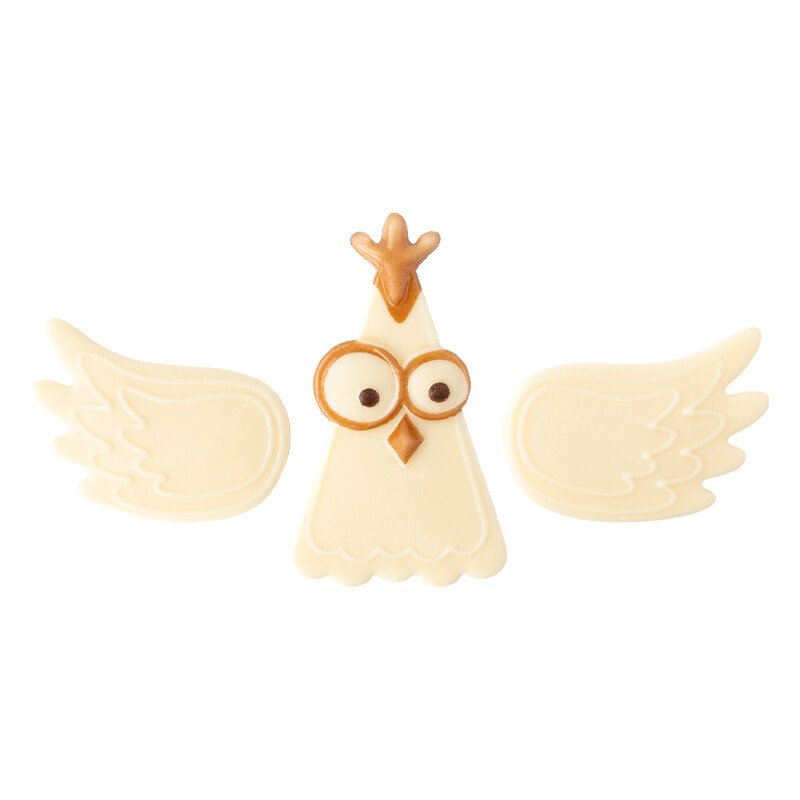 2000681 CHICKEN KIT 3.8X6.5 CM - 4.6X3.3 CM 90PCS ***S/CDE***