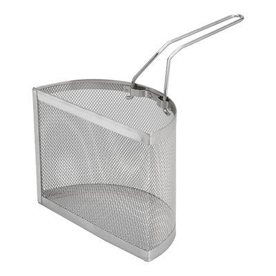 22CM STAINLESS STEEL COLANDER FINE MESH 1/2 ROUND FOR 24CM POT