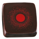 060878 PCB FEUILLES IMPRIMÉES COEUR DE GRENAT 3 DESIGNS 4X4 CM 1500PCES ***S/CD***