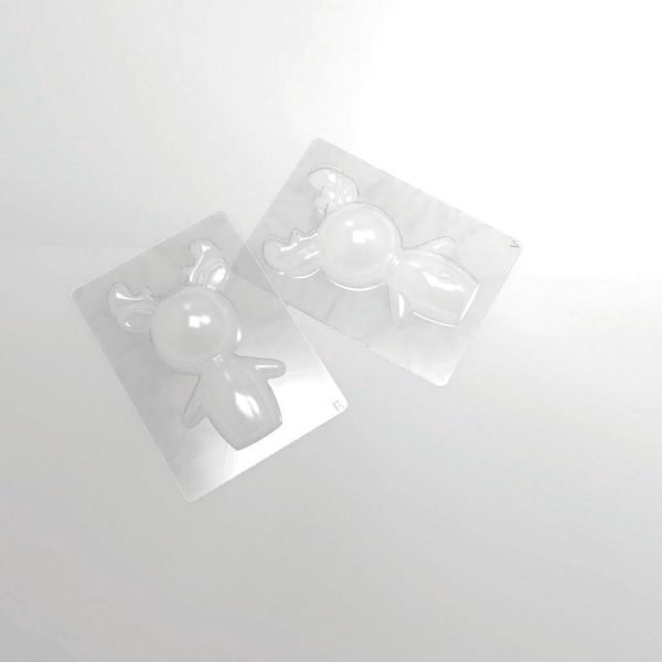 045563 PCB MOULES RENNE POUR 10 PIÈCES (10 RECTO-VERSO) 15X9 CM 20PCES ***S/CD***