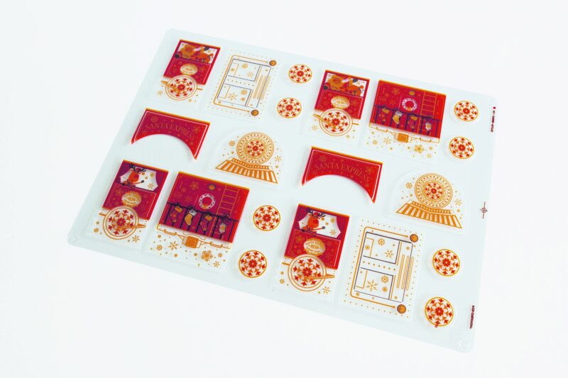 070439 PCB BLISTERS SANTA EXPRESS FOR 12 LOCOMOTIVES 6PCS ***S/CD***
