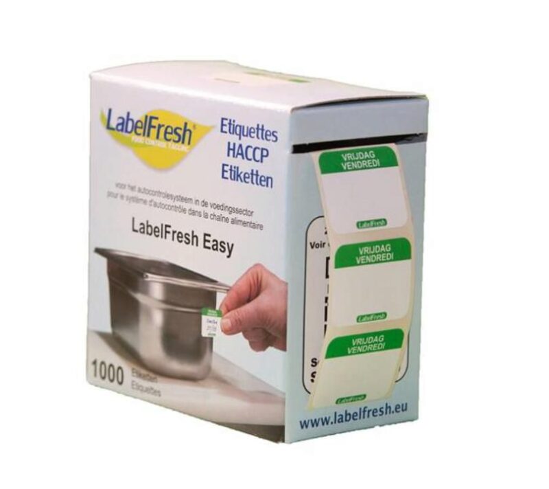 LABELFRESH *EASY* 1000 ETIKETTEN 30 X 25 MM "VRIJDAG"