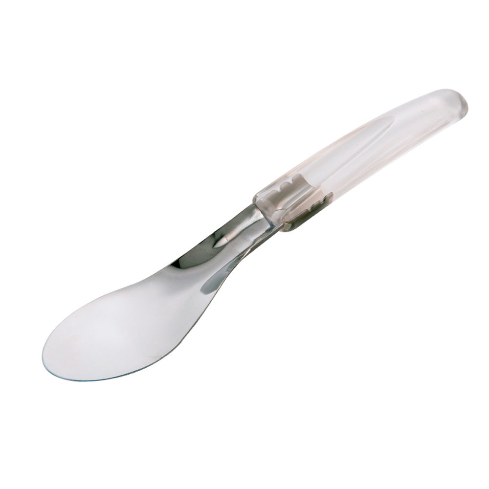 ICE CREAM SPATULA WITH TRANSPARENT SATIN HANDLE 26.5CM