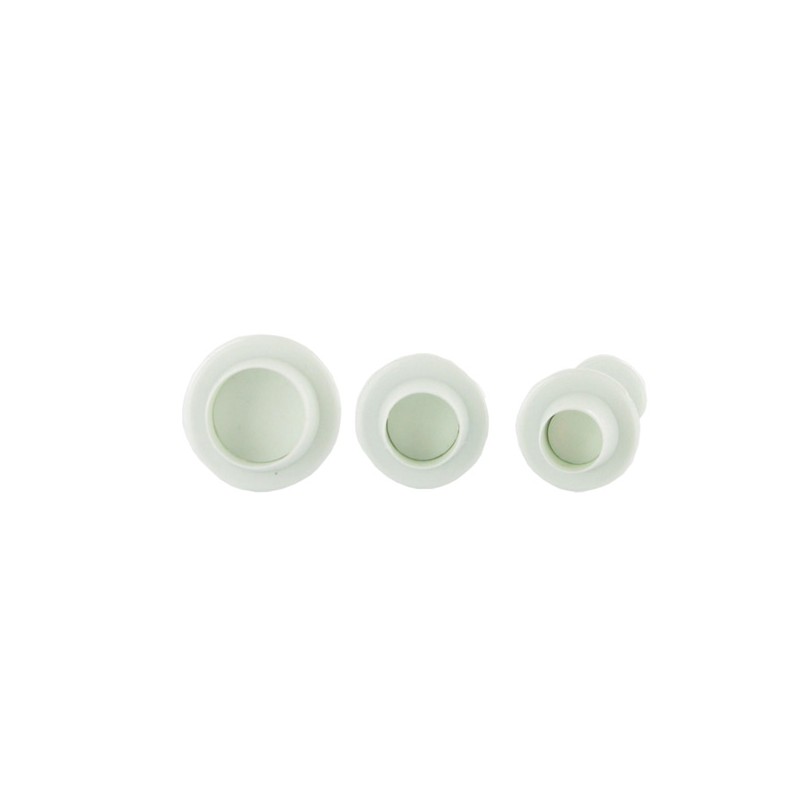 ROUND COOKIE CUTTERS 10, 12 AND 16MM 3 PCS