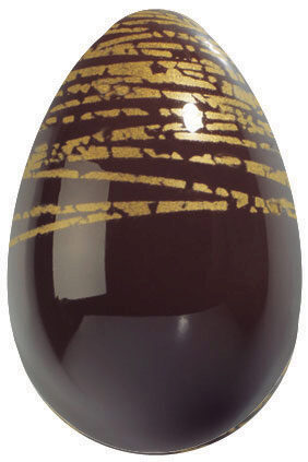 PCB Halve schaal eieren FC Glitter 3 ontwerpen 3.4x2.3 cm 630pces *** s / cd ***