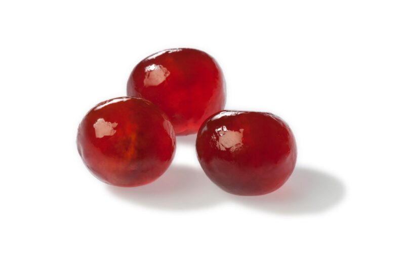 BIGARREAUX CONFITS ROUGES CALIBRES  16/18  1KG