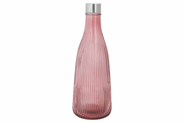 ATLA FLES 1L DIEP KASTANJEBRUIN D10,1XH28CM - MET DEKSEL