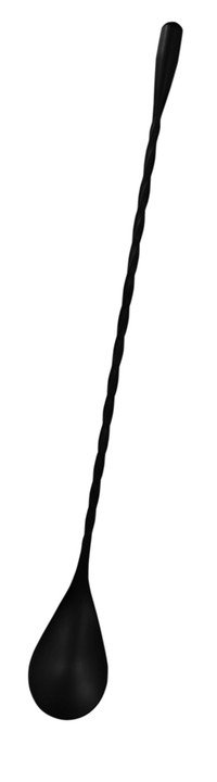 VIN BOUQUET CUILLERE COCKTAIL 27CM NOIRE TORSADEE - VBFIK1472