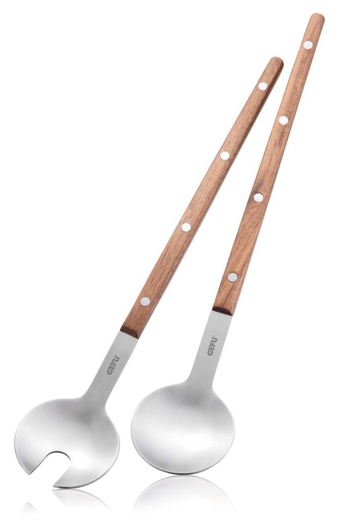 GEFU FILIGO COUVERTS SALADE INOX/NOYER