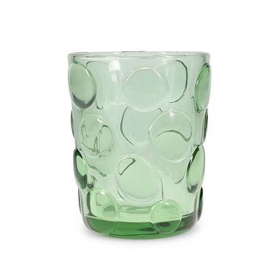 ONA SPOT GLASS CUP GREEN 33CL FB - 704022