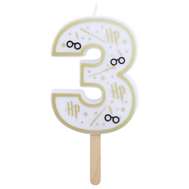BOUGIE HARRY POTTER CHIFFRE 3
