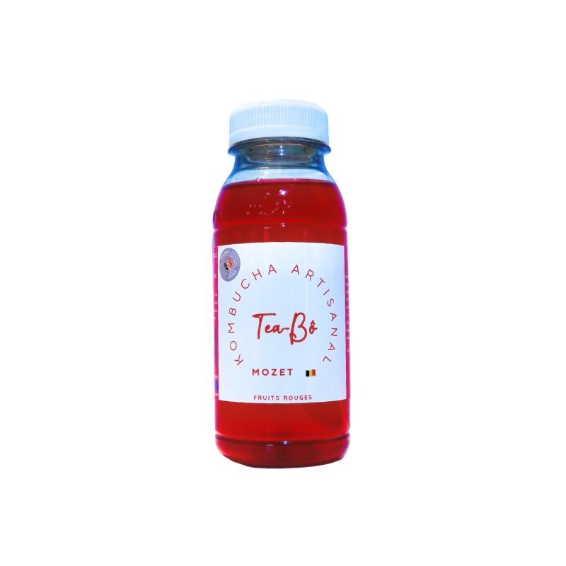 KOMBUCHA TEA-BÔ RED BERRIES 25CL
