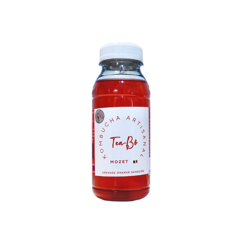 KOMBUCHA TEA-BÔ POMEGRANATE BLOOD ORANGE 25CL
