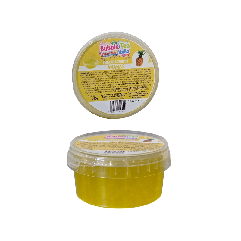 BLACK COFFEE FRUITPARELS 250GR ANANAS SMAAK P/BUBBLE TEA