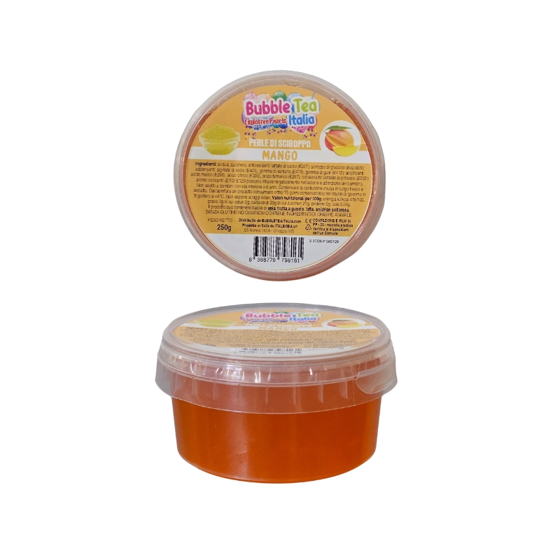 BLACK COFFEE PERLES DE FRUITS 250GR GOUT MANGUE P/BUBBLE TEA