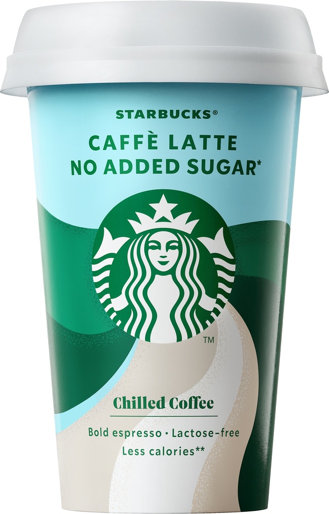 DRANK STARBUCKS CAFFE LATTE 10 X 220ML CUPS BS13072