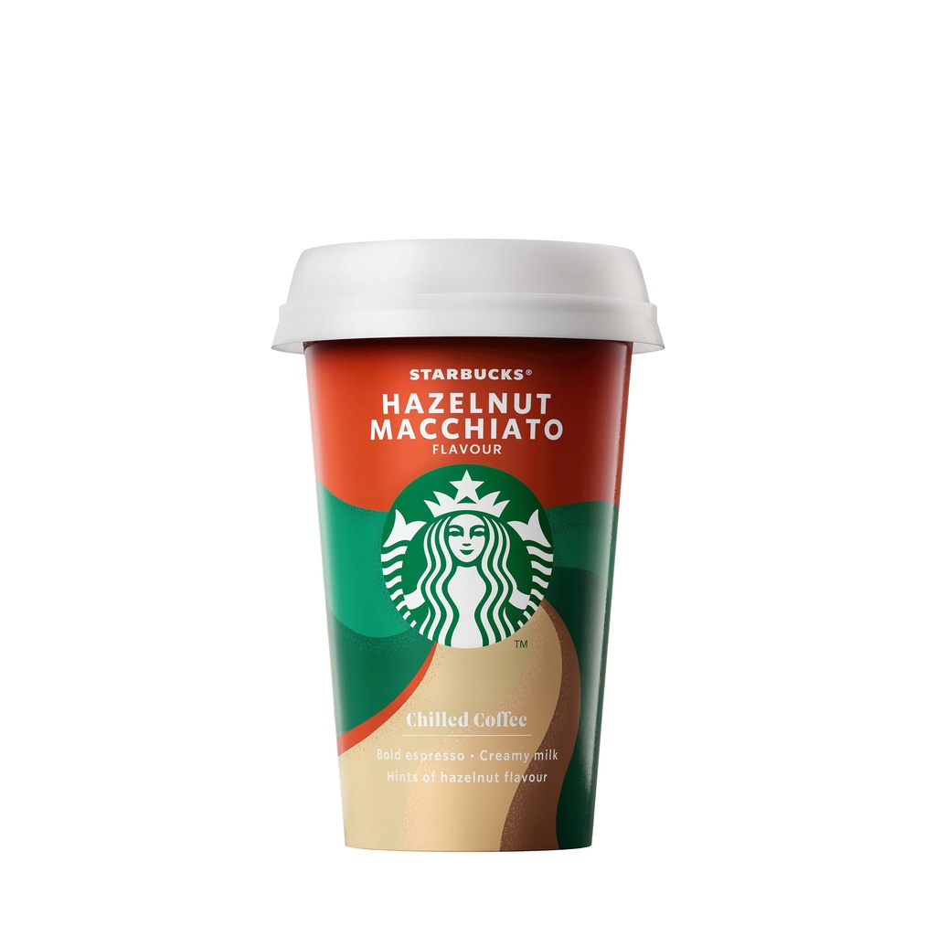 STARBUCKS HAZELNOOT MACCHIATO DRANK 10 X 220ML BEKERS BS13077
