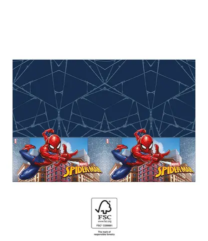 *FDS*SPIDERMAN CRIME FIGHT NAPPE EN PAPIER 120x180 cm