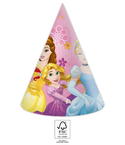 *FDS*PRINCESS LYS  CHAPEAUX EN PAPIER 4 pcs