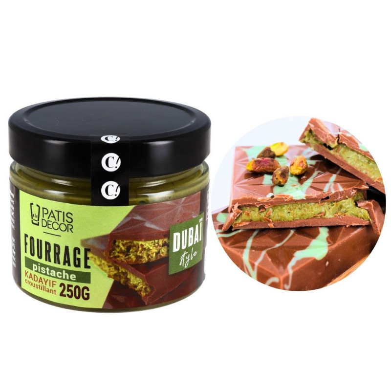 Fourrage croustillant pistache kadayif Dubaï style 250g