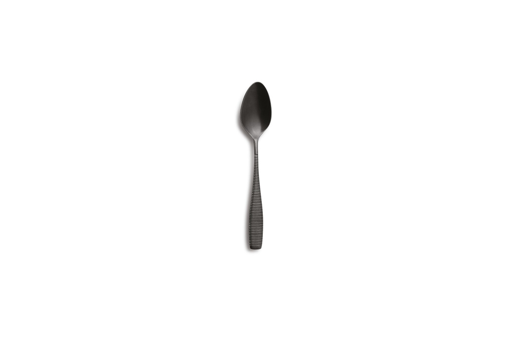 COMAS BLACK FLEUR DE LYS COFFEE SPOON