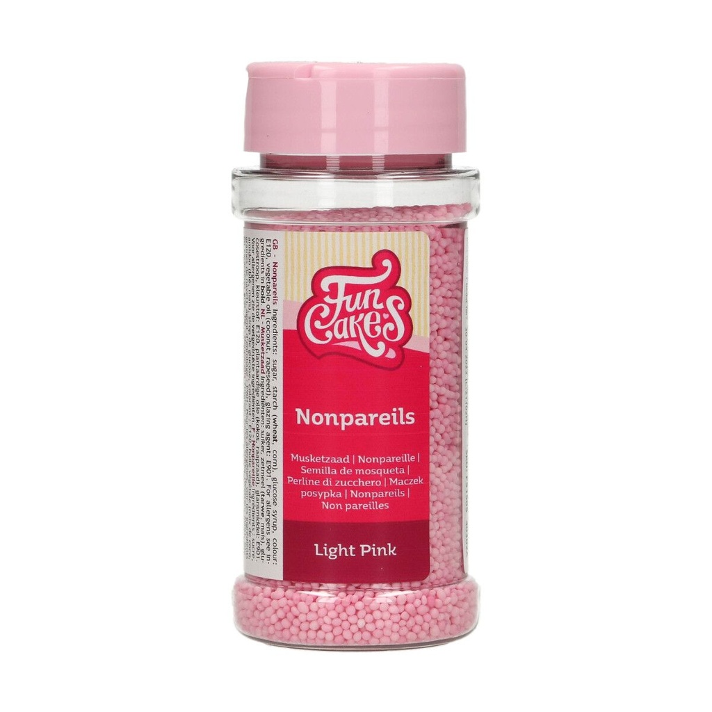 FunCakes Nonpareils Lichtroze 80g