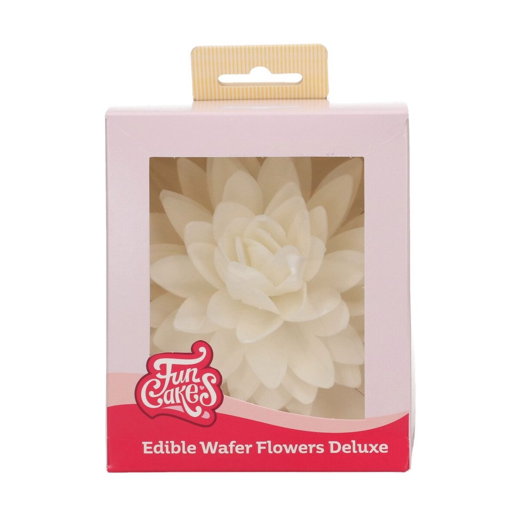 FunCakes Wafer Flowers White Peony 12.5cm