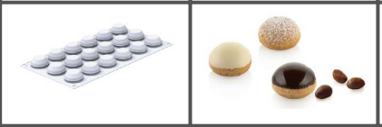 SILIKOMART VORM BIGNÈ PERFETTO 14 - ø35 H 20 MM - 18 VORMEN VAN 14ML