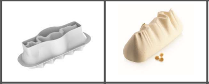 SILIKOMART VORM BUCHETTE SLOPE 1050 - 250X80 H 80 MM - 1050ML