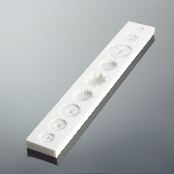 010226 PCB MOULE SILICONE ENGRENAGES 9 DESIGNS 1PCE ***S/CD***