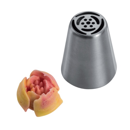 STAINLESS STEEL DOUBLE TULIP ICING NOZZLE BX0004