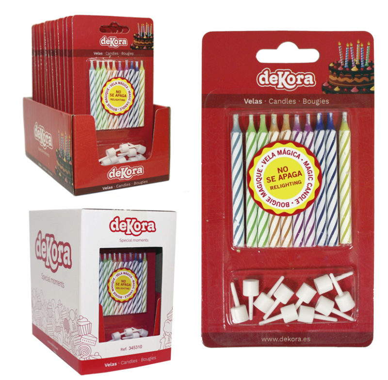 MAGIC CANDLES 10 PCS